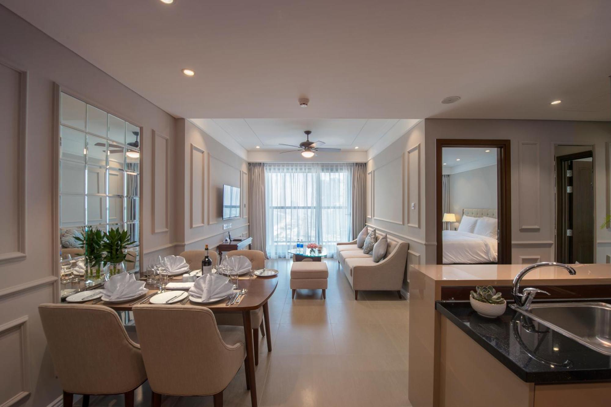 Luxury Beach Condo 5-Star, Rooftop Pool Дананг Экстерьер фото